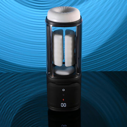 Playboy Pleasure SIDE PIECE - USB Rechargeable Warming Auto Stroker-PB-RS-6565-2