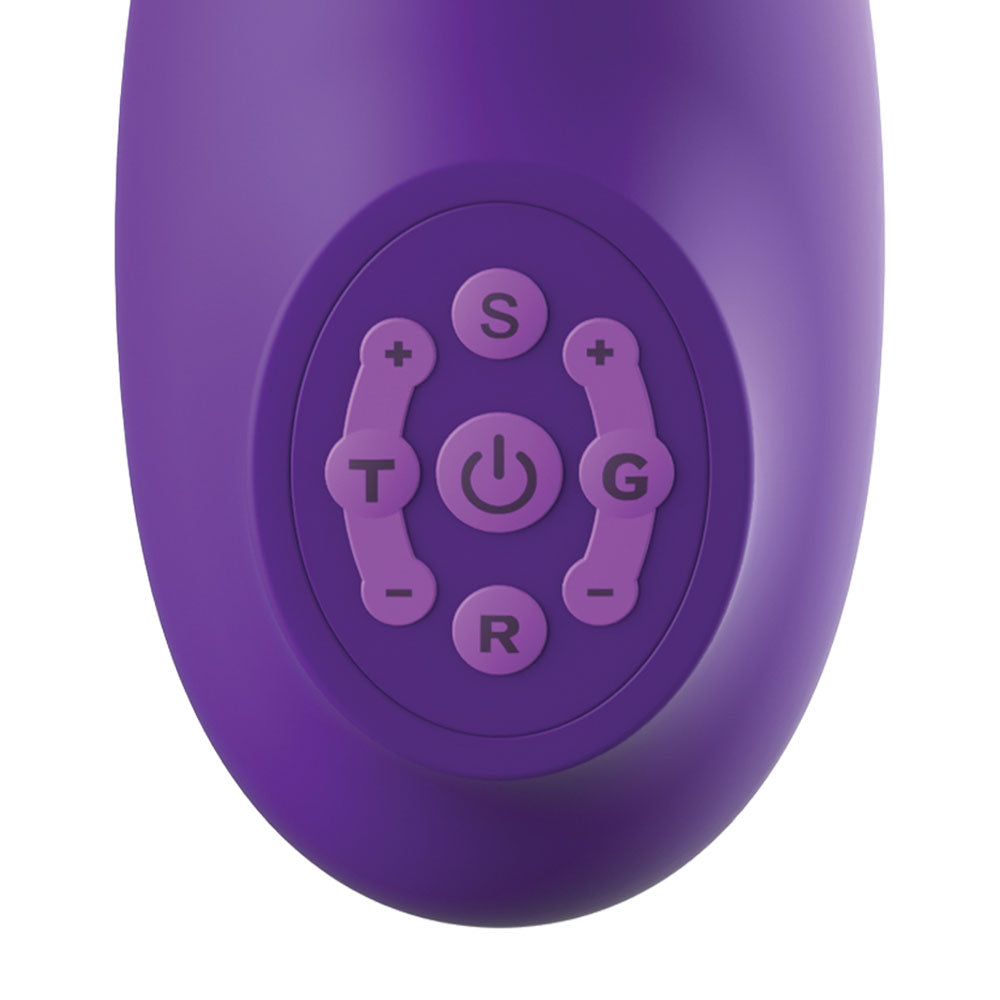 Fantasy For Her Ultimate Pleasure Pro Plus - Purple USB Rechargeable Sucking Licking & Flicking Vibrator-PD4970-12