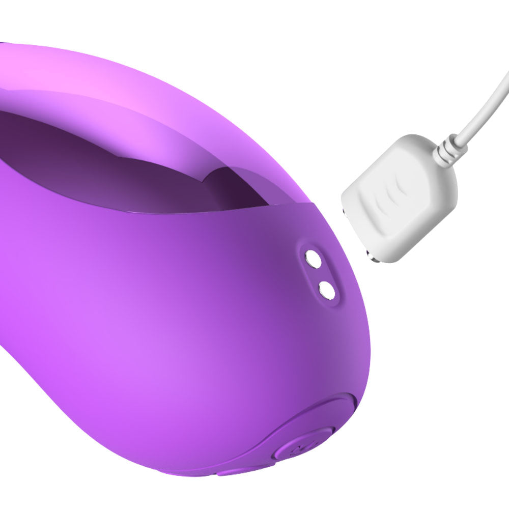 Fantasy For Her intiMotion G-Pro - Purple - Purple 21.2 cm USB Rechargeable Rabbit Vibrator - PD4986-12