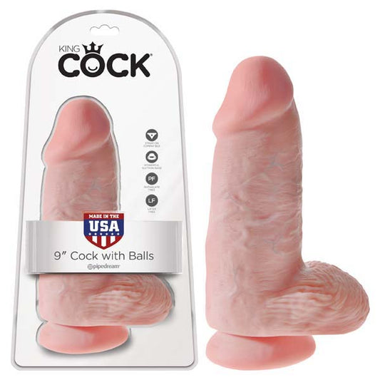 King Cock Chubby - Flesh 22.9 cm (9) Dong-PD5532-21