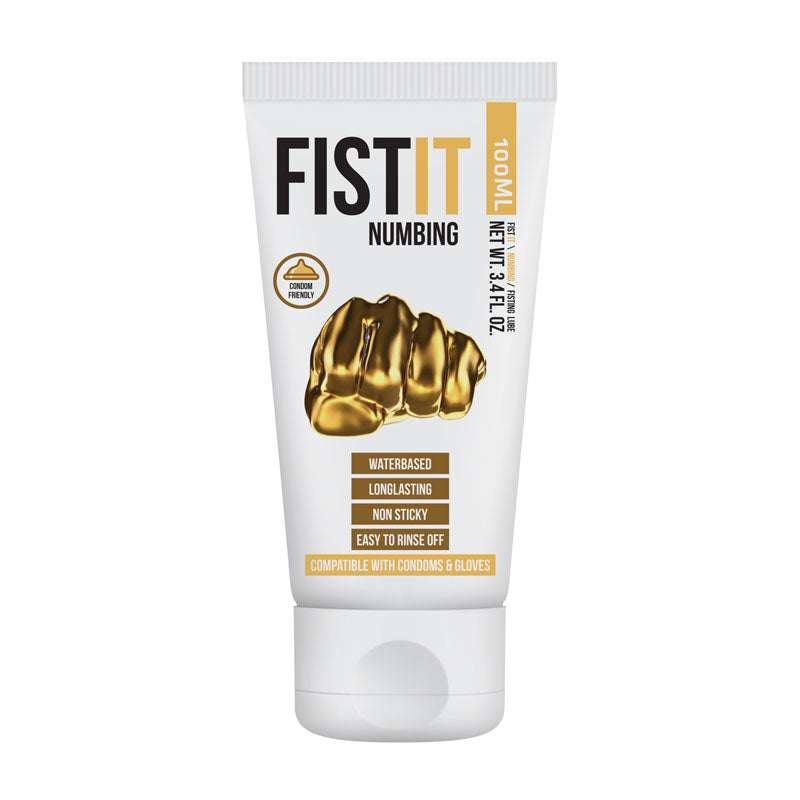 PHARMQUESTS Fist-It Desensitiser - 100 ml - Water Based Numbing Lubricant - 100 ml Tube-PHA307USA