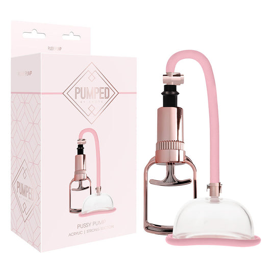 Pumped Pussy Pump - Rose Pink Vagina Pump-PMP026ROS