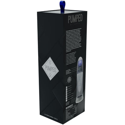 PUMPED Aqua-Pro Auto Pump - Grey - Grey/Clear USB Rechargeable AI-Enabled Submersible Auto Penis Pump-PMP053GRY