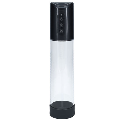 PUMPED Hyperpump Automatic Pump - Gunmetal - Gunmetal Grey USB Rechargeable Auto Penis Pump-PMP057GUN