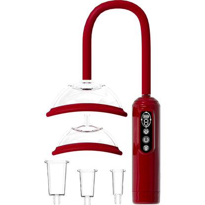  Breast & Nipple Pump - Red - Red USB Rechargeable Ladies Pump Set - PMP075RED