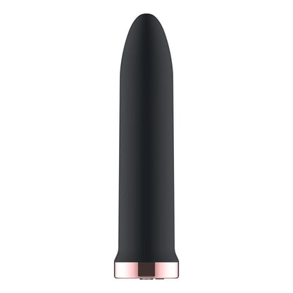 Passion Play Rechargeable Vibrating Bullet - Black - Black 9.8 cm USB Rechargeable Bullet - PP0097-1