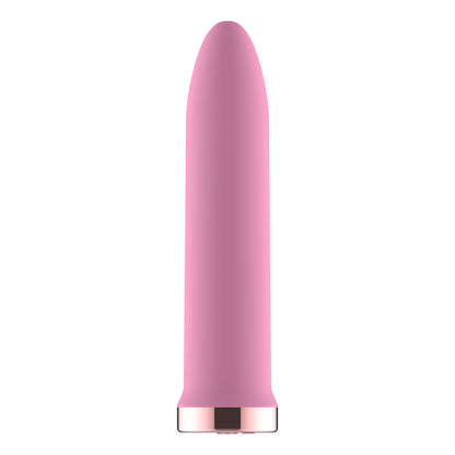 Passion Play Rechargeable Vibrating Bullet - Pink - Pink 9.8 cm USB Rechargeable Bullet - PP0097-2