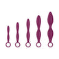 Passion Play Silicone Dilator Set - Purple Dilator Kit - Set of 5 Sizes - PP0101