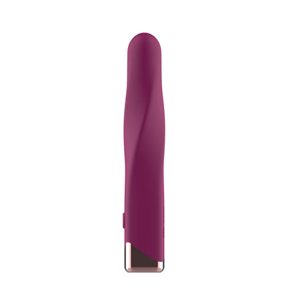 Passion Play Rechargeable Vibrating Bullet - Purple - Purple 12 cm USB Rechargeable Vibrating Bullet - PP0106