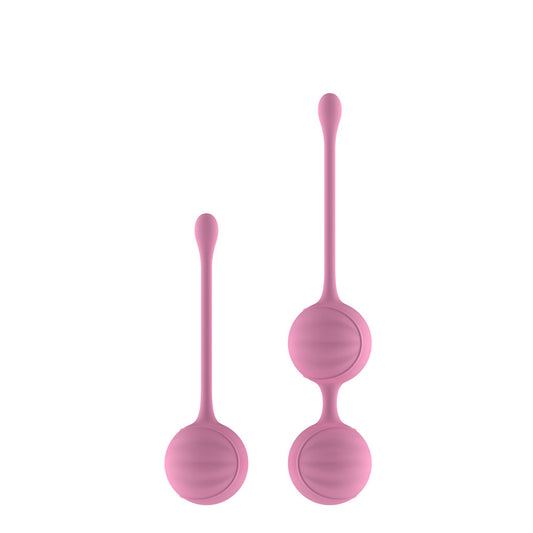 Passion Play Silicone Kegel Ball Set - Pink Kegel Balls - Set of 2 Items - PP0198