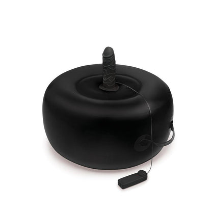 Whipsmart Inflatable Vibrating Love Seat - Black Inflatable Cushion with 6 Vibrating Dong-PP113