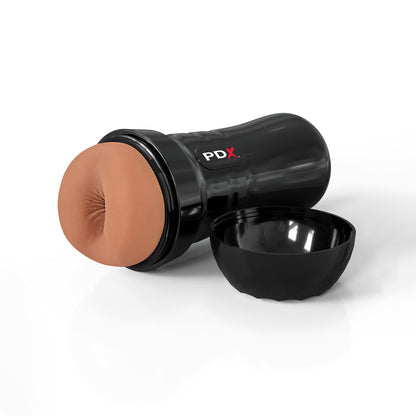 PDX Wet Bussies Super Bangin Butt - Brown - Brown Anal Stroker-RD447-29