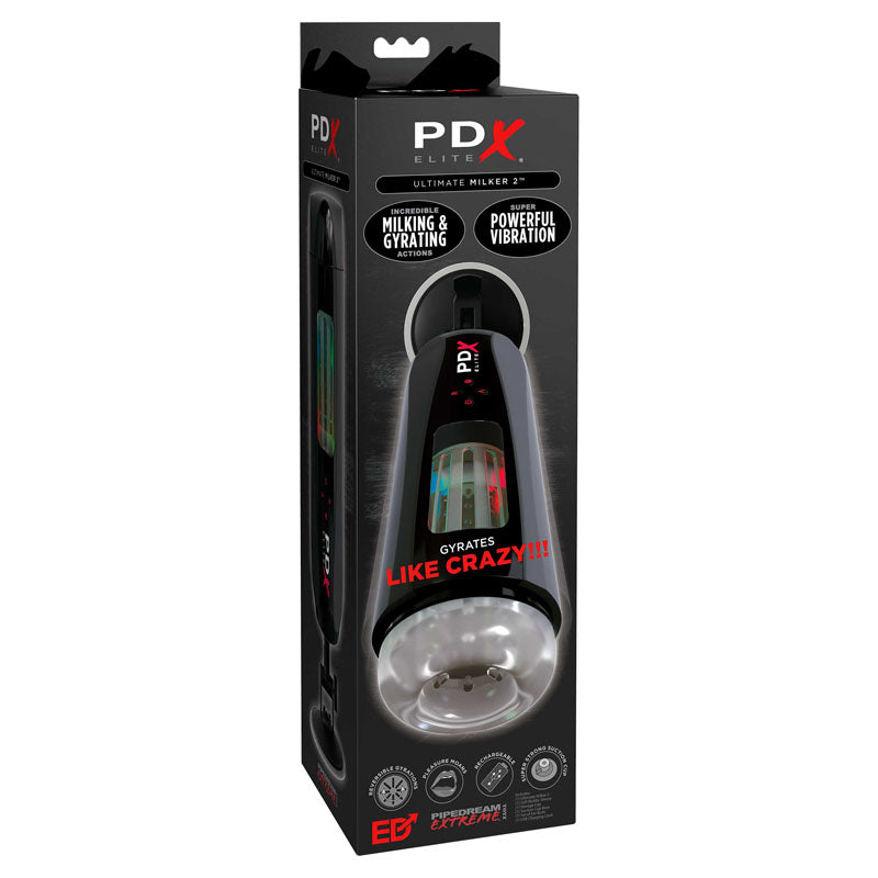 Pipedream Extreme Toys Elite Ultimate Milker 2 - USB Rechargeable Masturbator-RD539