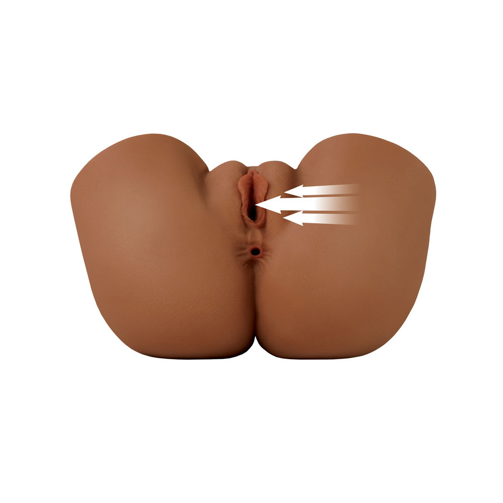 PDX Elite Back That Ass Up - Brown - Brown USB Rechargeable Auto Mega Masturbator-RD631-29