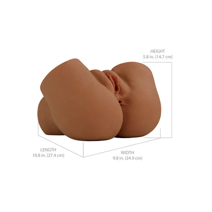 PDX Elite Back That Ass Up - Brown - Brown USB Rechargeable Auto Mega Masturbator-RD631-29