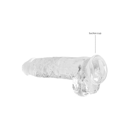 RealRock 9 Realistic Dildo With Balls - Clear 22.9 cm Dong-REA093TRA