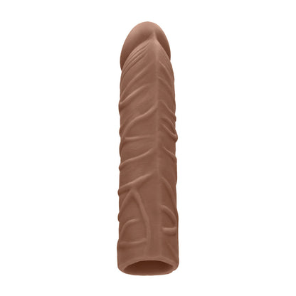 REALROCK 7 Penis Extender - Tan - Tan 17.8 cm Penis Extension Sleeve - REA104TAN