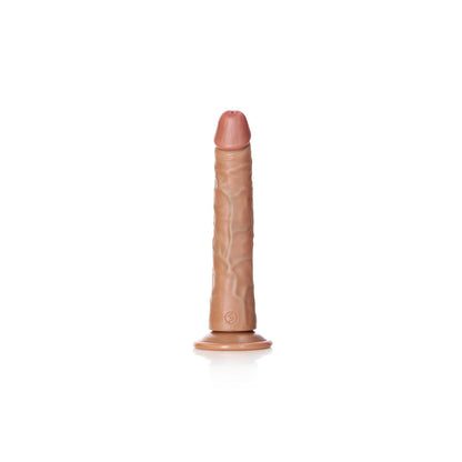 REALROCK Realistic Slim Dildo with Suction Cup - 20.5cm - Tan 20.5 cm (8) Dong