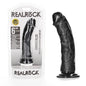 REALROCK Realistic Regular Curved Dildo with Suction Cup - 15.5 cm - Black 15.5 cm (6) Dong - REA116BLK