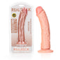 REALROCK Realistic Regular Curved Dildo with Suction Cup - 20 cm - Flesh 20 cm (8) Dong-REA118FLE