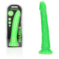 REALROCK 29 cm Slim Glow in the Dark Neon - Green - Glow in Dark Green 29 cm (11) Dong - REA146GLOGRN