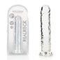 REALROCK 20 cm Straight Dildo - Transparent - Clear 20 cm (8) Dong - REA153TRA