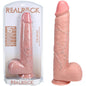 REALROCK 38cm Extra Long Dildo with Balls - Flesh - Flesh 38 cm (15) Extra Long Dong - REA165FLE