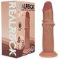 REALROCK Dual Density 7 Sliding Skin Silicone Dildo - Tan - Tan 15.2 cm Sliding Skin Dildo - REA225TAN