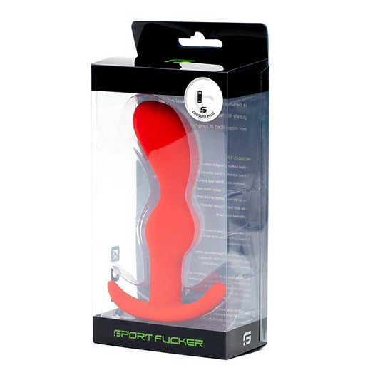 Sport Fucker CrossFit Plug - Red Medium Anal Plug-SF12798