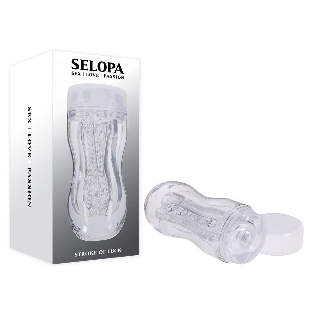 Selopa STROKE OF LUCK - Clear Stroker-SL-MS-6428-2