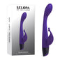 Selopa PLUM PASSION - Purple 18.3 cm USB Rechargeable Rabbit Vibrator-SL-RS-3328-2