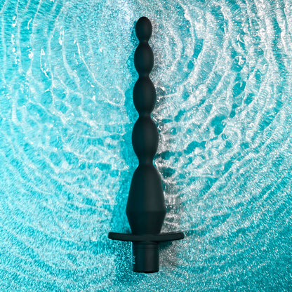 Selopa VIBRATING BUTT BEADS - Black 22 cm USB Rechargeable Vibrating Anal Beads-SL-RS-3342-2