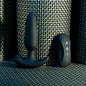 Selopa BLACK BEAUTY - Black 11.3 cm USB Rechargeable Vibrating Butt Plug with Wireless Remote-SL-RS-4202-2