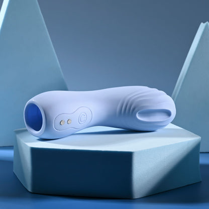 Selopa GOOD POINT - Purple USB Rechargeable Hollow Vibrating Finger Stimulator-SL-RS-4493-2