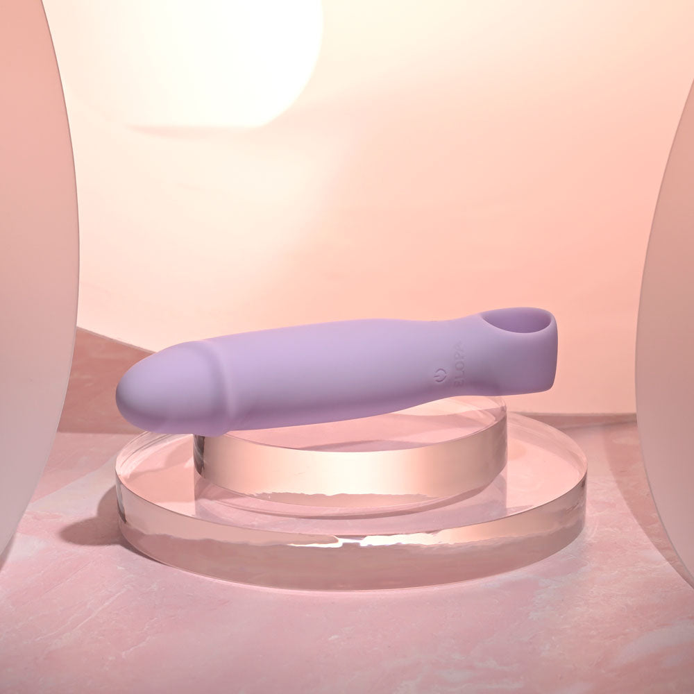 Selopa PETITE PECKER - Purple 11.7 cm USB Rechargeable Mini Vibrator-SL-RS-6145-2