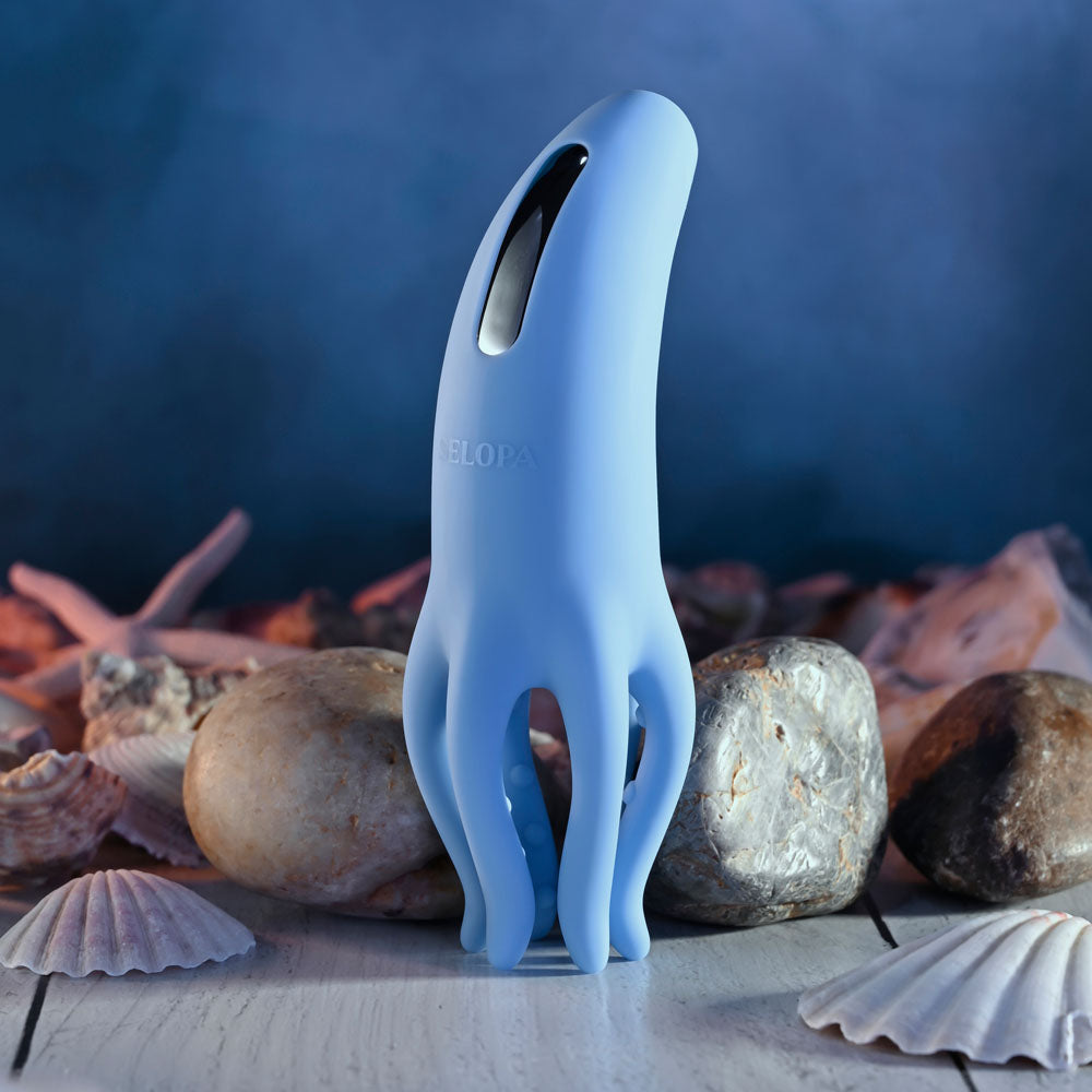 Selopa TENTACLE TICKLER - Blue USB Rechargeable Vibrating Stimulator-SL-RS-6268-2