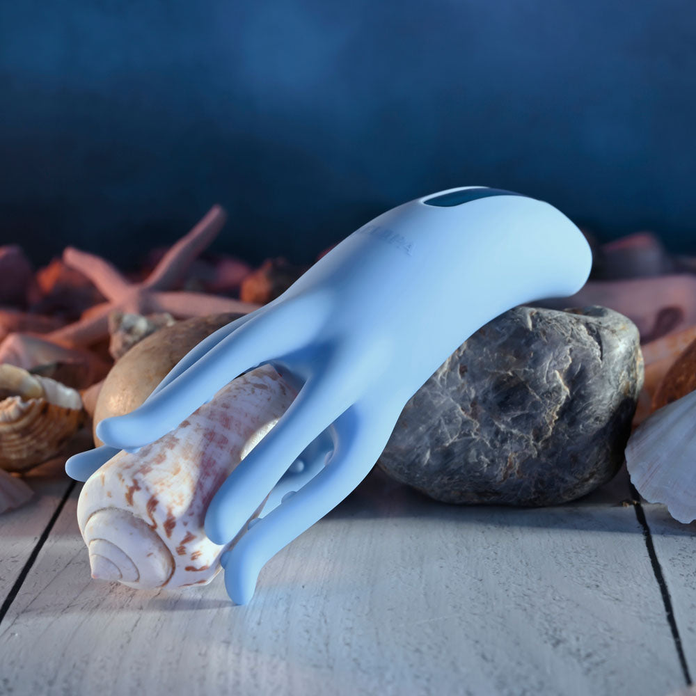 Selopa TENTACLE TICKLER - Blue USB Rechargeable Vibrating Stimulator-SL-RS-6268-2