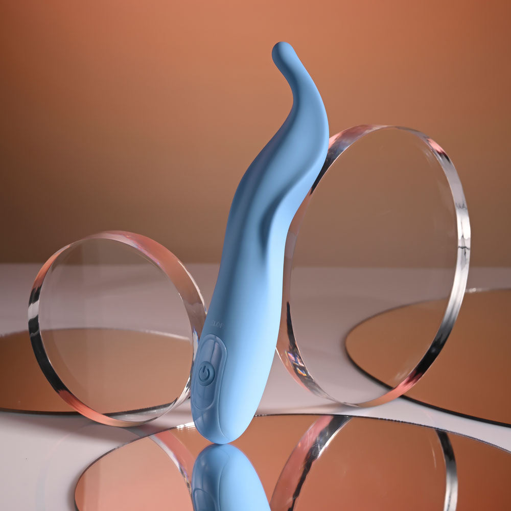 Selopa TENDER TICKLER - Blue 16.2 cm USB Rechargeable Pinpoint Stimulator-SL-RS-6916-2