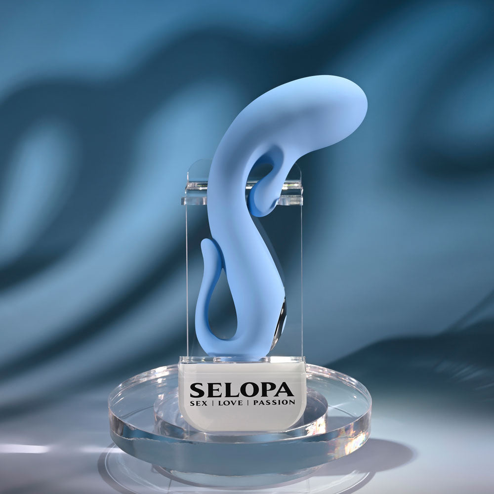 Selopa SMOOTH OPERATOR - Blue USB Rechargeable Vibrator - SL-RS-7463-2