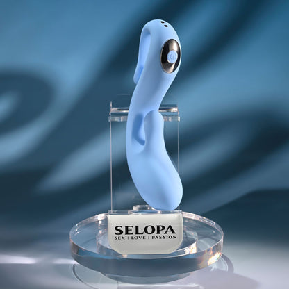 Selopa SMOOTH OPERATOR - Blue USB Rechargeable Vibrator - SL-RS-7463-2