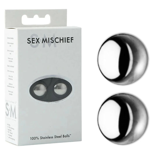 Sex & Mischief 100% Stainless Steel Balls - Stainless Steel Ben Wa Balls-SS10084