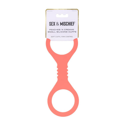 Sex & Mischief Peaches n CreaMe Small Silicone Cuffs - Peach Silicone Restraints-SS10201