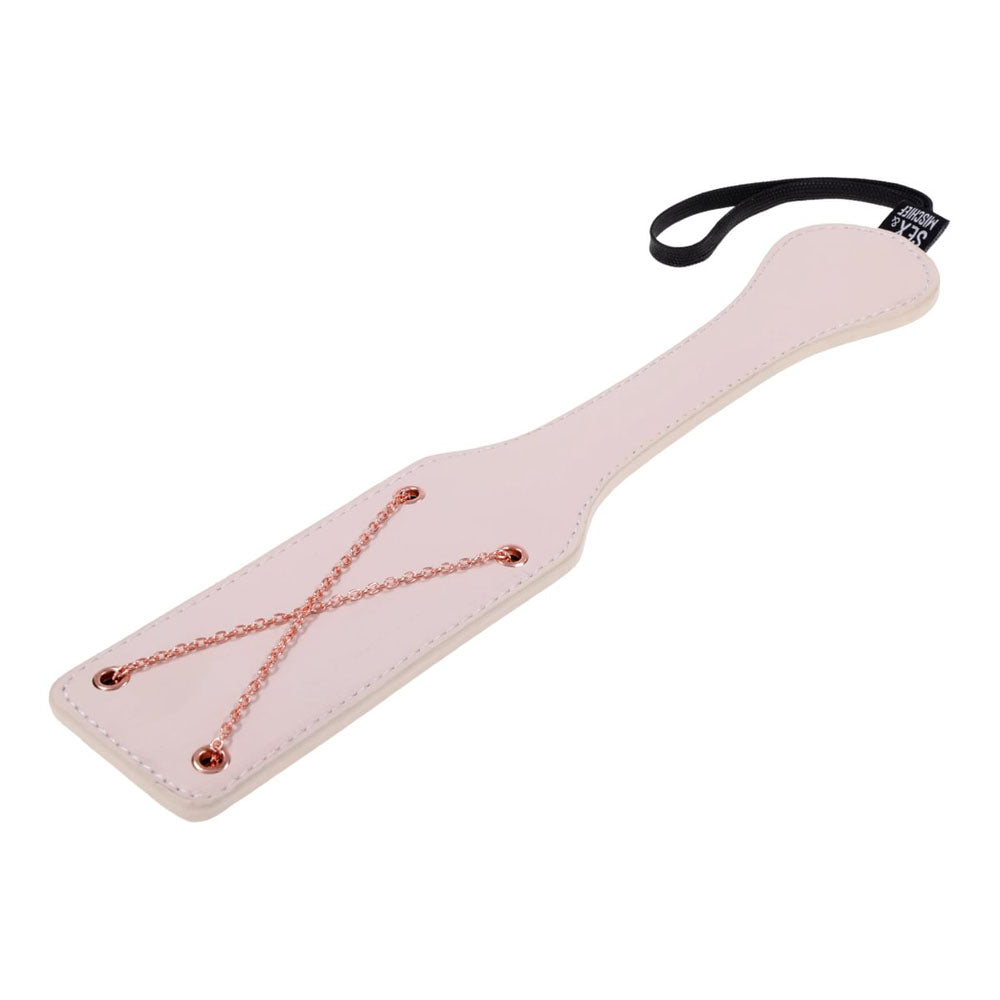 Sex & Mischief Peaches n CreaMe Chain Impressions Paddle - Peach Spanking Paddle-SS10209