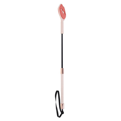Sex & Mischief Peaches n CreaMe Kiss Crop - Peach Lip Tipped Crop Whip-SS10210