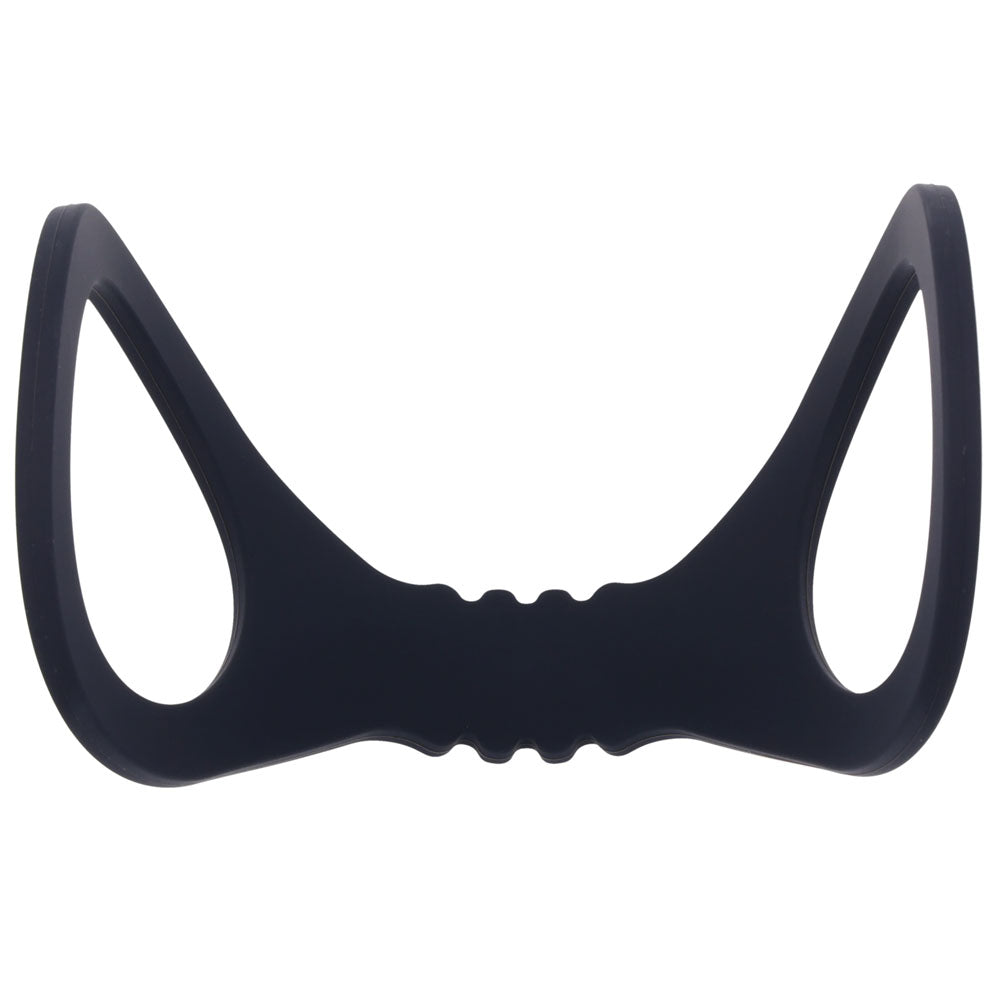 Sex & Mischief Shadow Small Silicone Cuffs - Black Small Restraints-SS10227