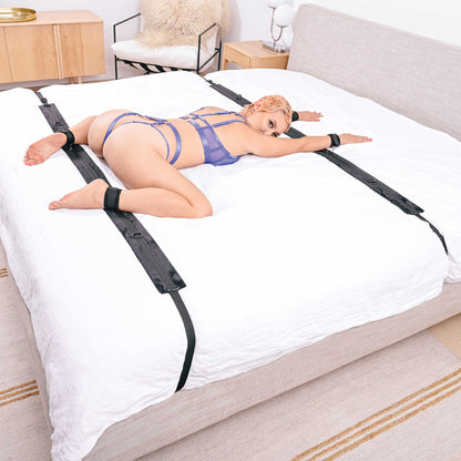 SPORTSHEETS No Matter Where Bondage Restraint System - Bed Restraints-SS20103