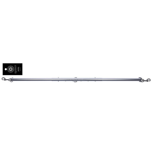 SPORTSHEETS Signature Adjustable Spreader Bar - Silver Metal Adjustable Spreader Bar (No Cuffs Included) - SS68109