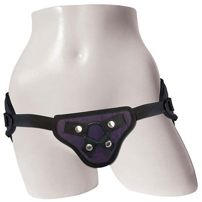 SPORTSHEETS Purple Strap-On - Purple Adjustable Strap-On Harness (No Probe Included) - SS69007