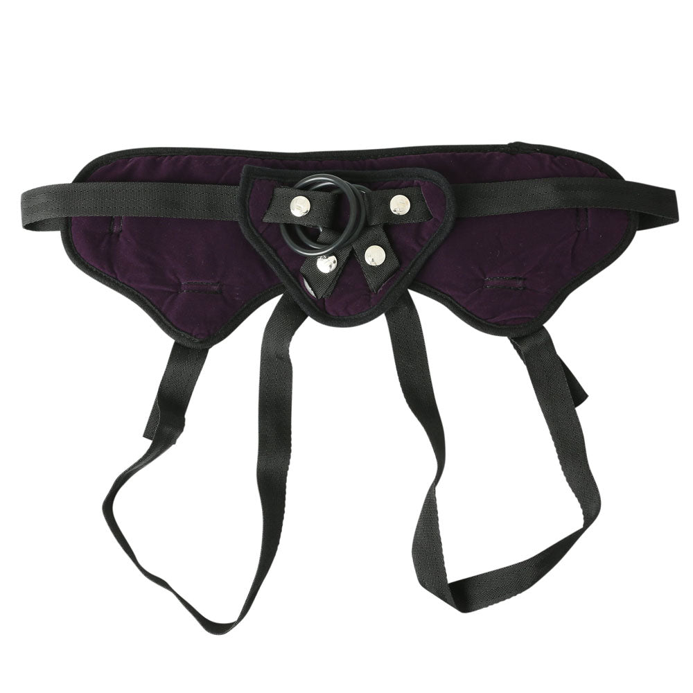 SPORTSHEETS Purple Strap-On - Purple Adjustable Strap-On Harness (No Probe Included) - SS69007
