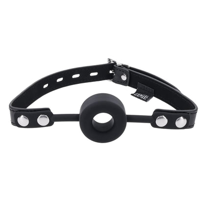 EDGE Silicone Ring Gag - Black Mouth Restraint - SS98053